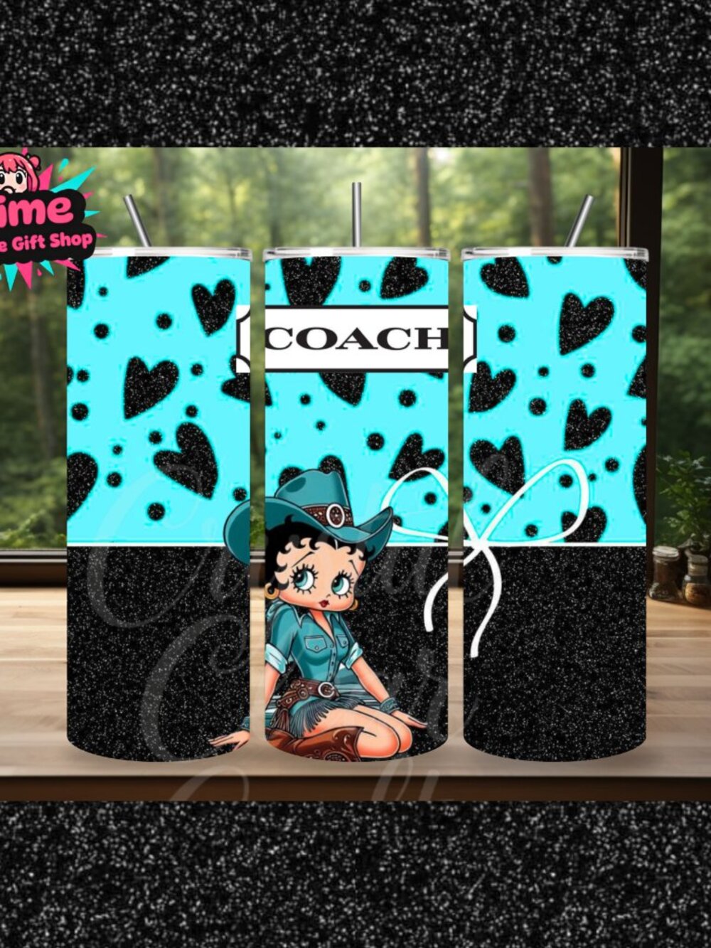 Coach 20oz Stainless Steel Tumbler Custom